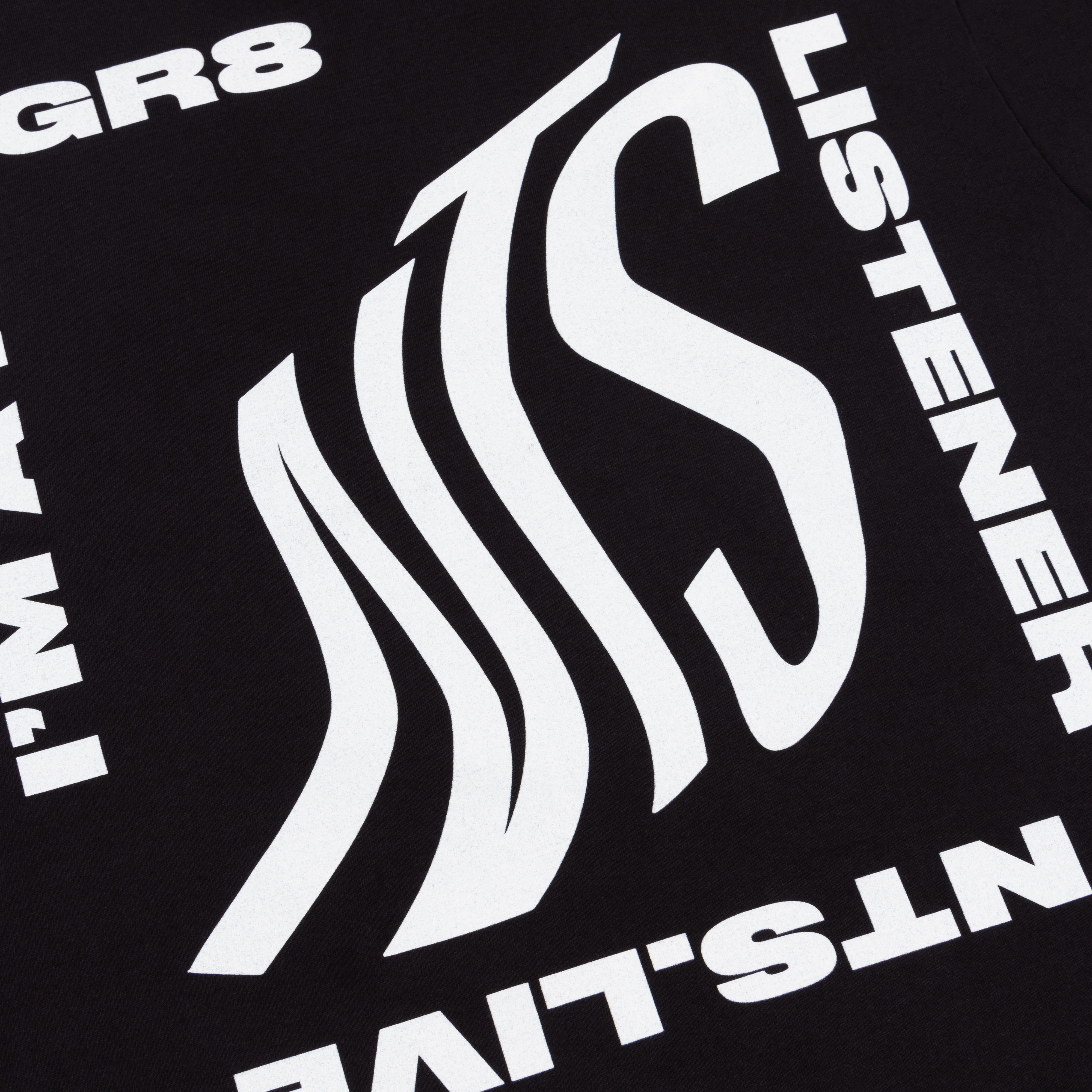 NTS RADIO - Warped Gr8 Listener T-Shirt - Black