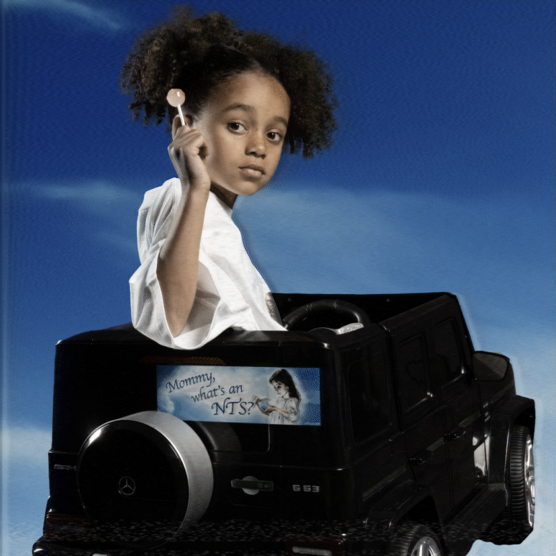 NTS RADIO - Mommy, what's an NTS? Bumper Sticker