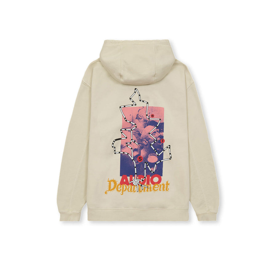 BRAIN DEAD X NTS AUDIO DEPT HOODED SWEATSHIRT