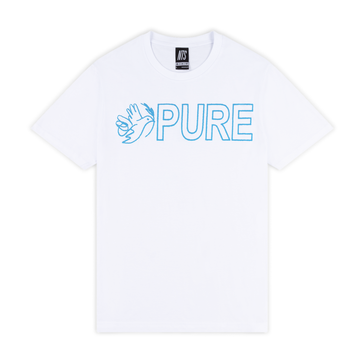 NTS RADIO - PURE x SLAM JAM x NTS WHITE TEE
