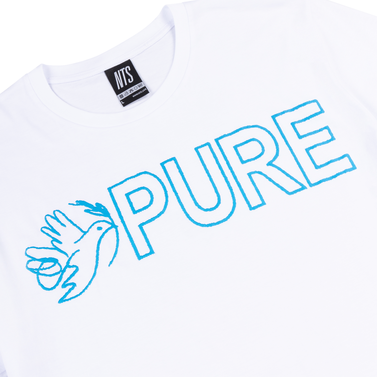 NTS RADIO - PURE x SLAM JAM x NTS WHITE TEE