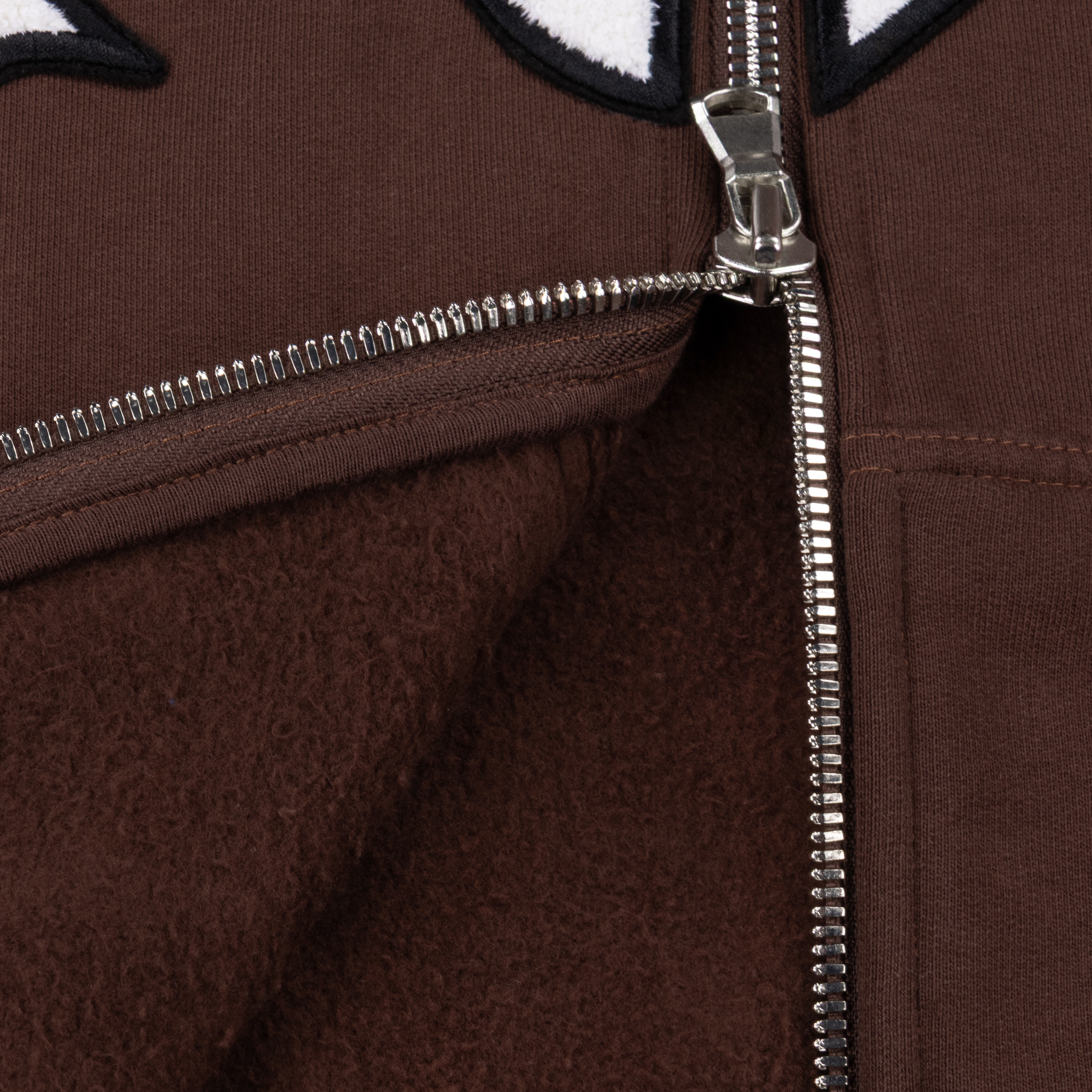 NTS RADIO - NTS Heavyweight Zipped Hoodie - Brown