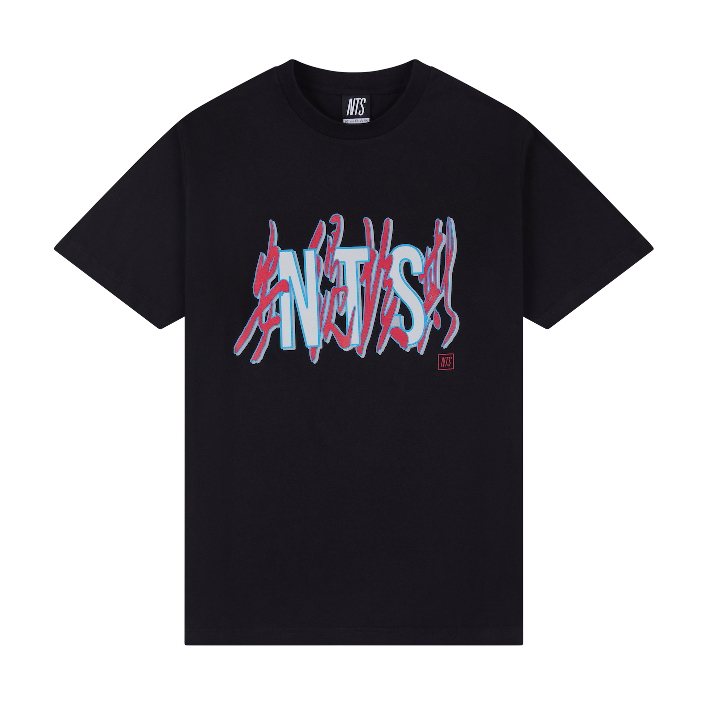 NTS RADIO - Neon NTS Tee - Black