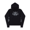 NTS RADIO - Flaming Horse Hoodie - Black