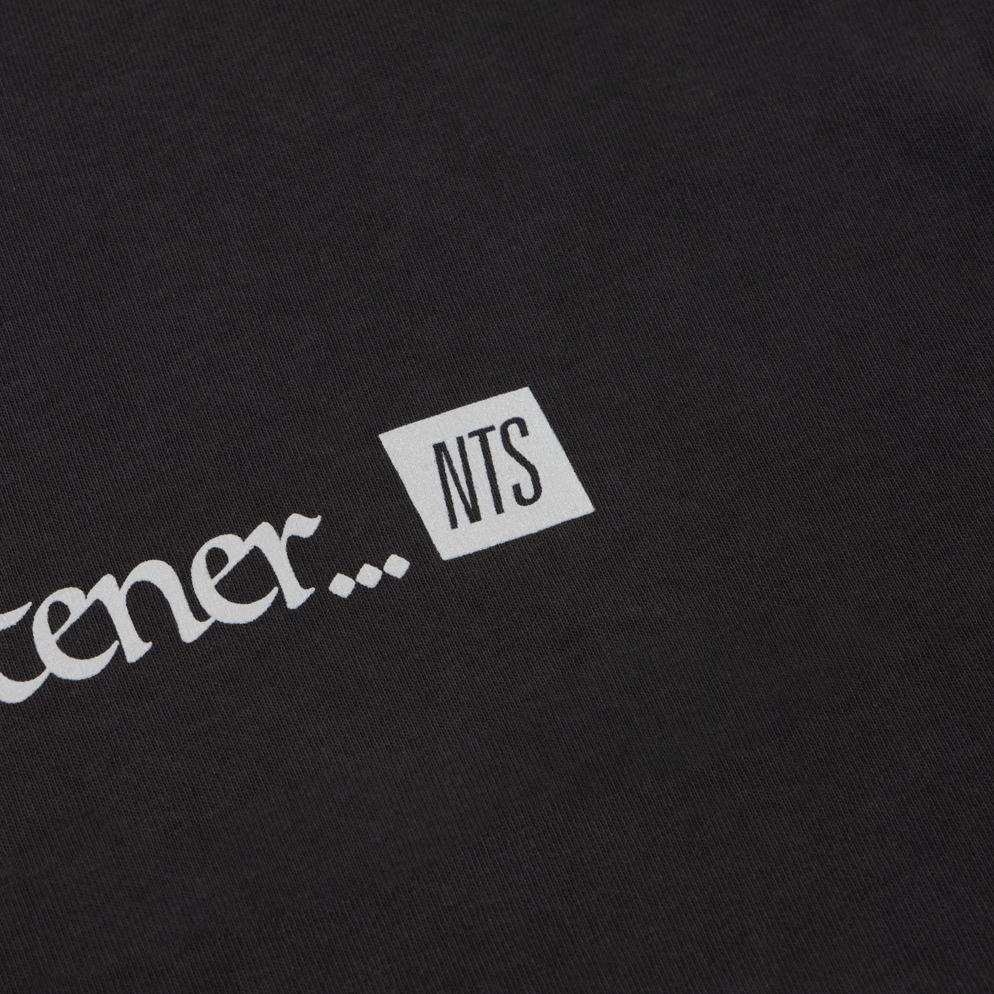 NTS RADIO - I'm A Really Great Listener Tee - Black