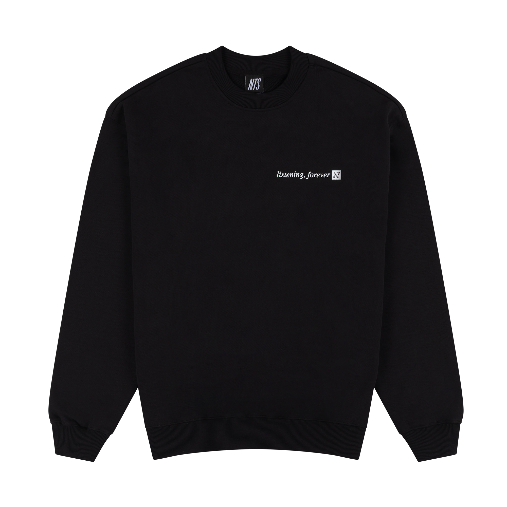 NTS RADIO - Listening, Forever Sweatshirt - Black