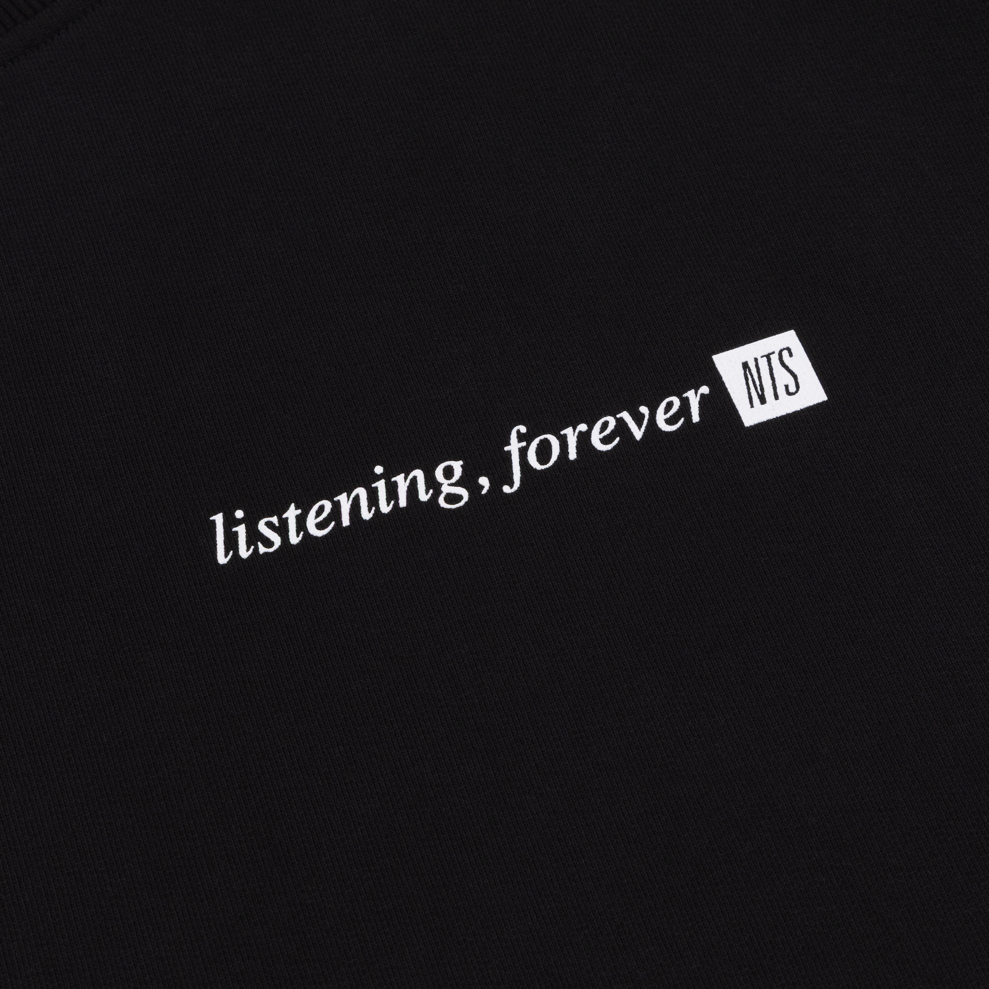 NTS RADIO - Listening, Forever Sweatshirt - Black