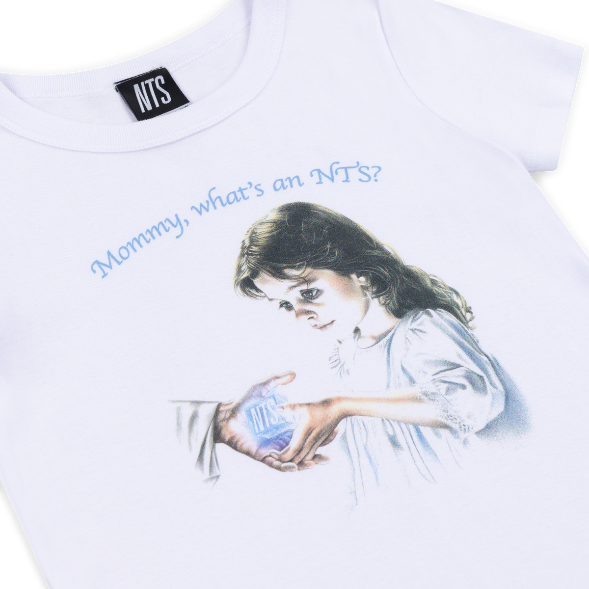 NTS RADIO - Mommy, what's an NTS? Baby Tee - White