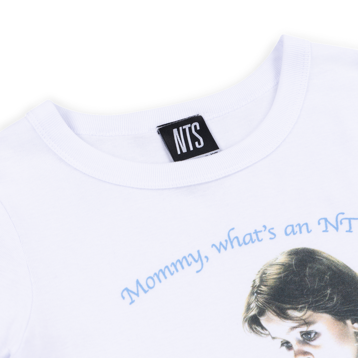 NTS RADIO - Mommy, what's an NTS? Baby Tee - White