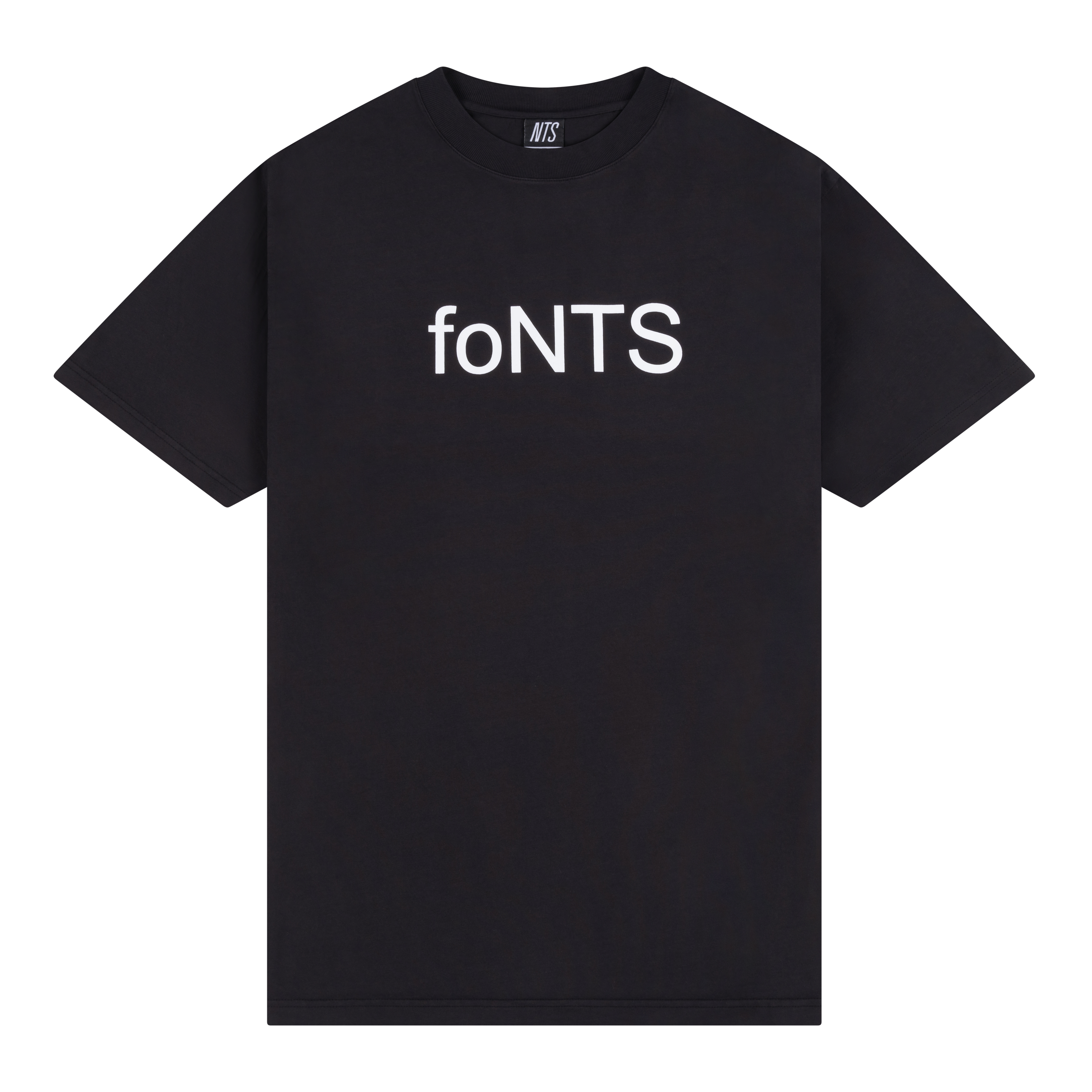 NTS RADIO - Dinamo x NTS foNTS Tee - Black 