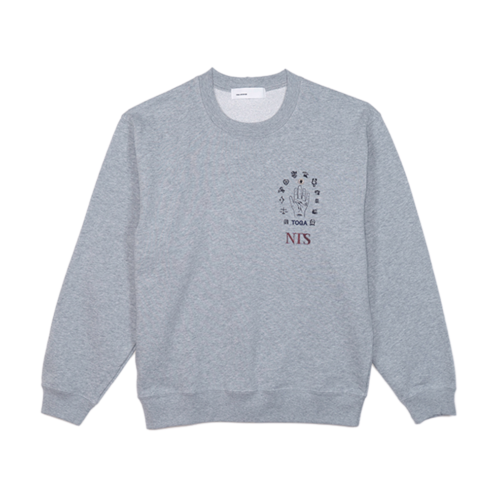 NTS RADIO - NTS x TOGA Studs Sweatshirt - Grey