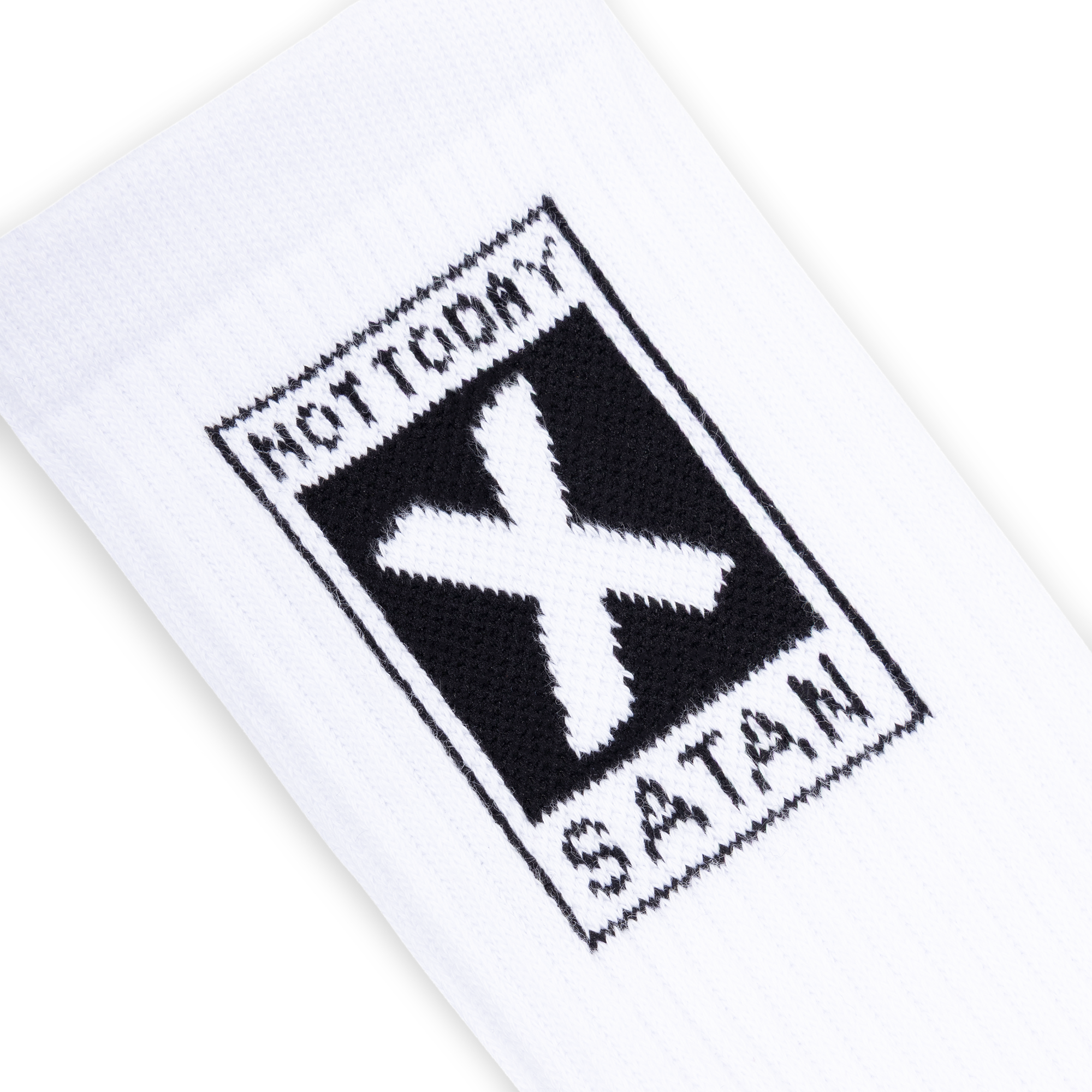 NTS RADIO - Not Today Satan Socks - White