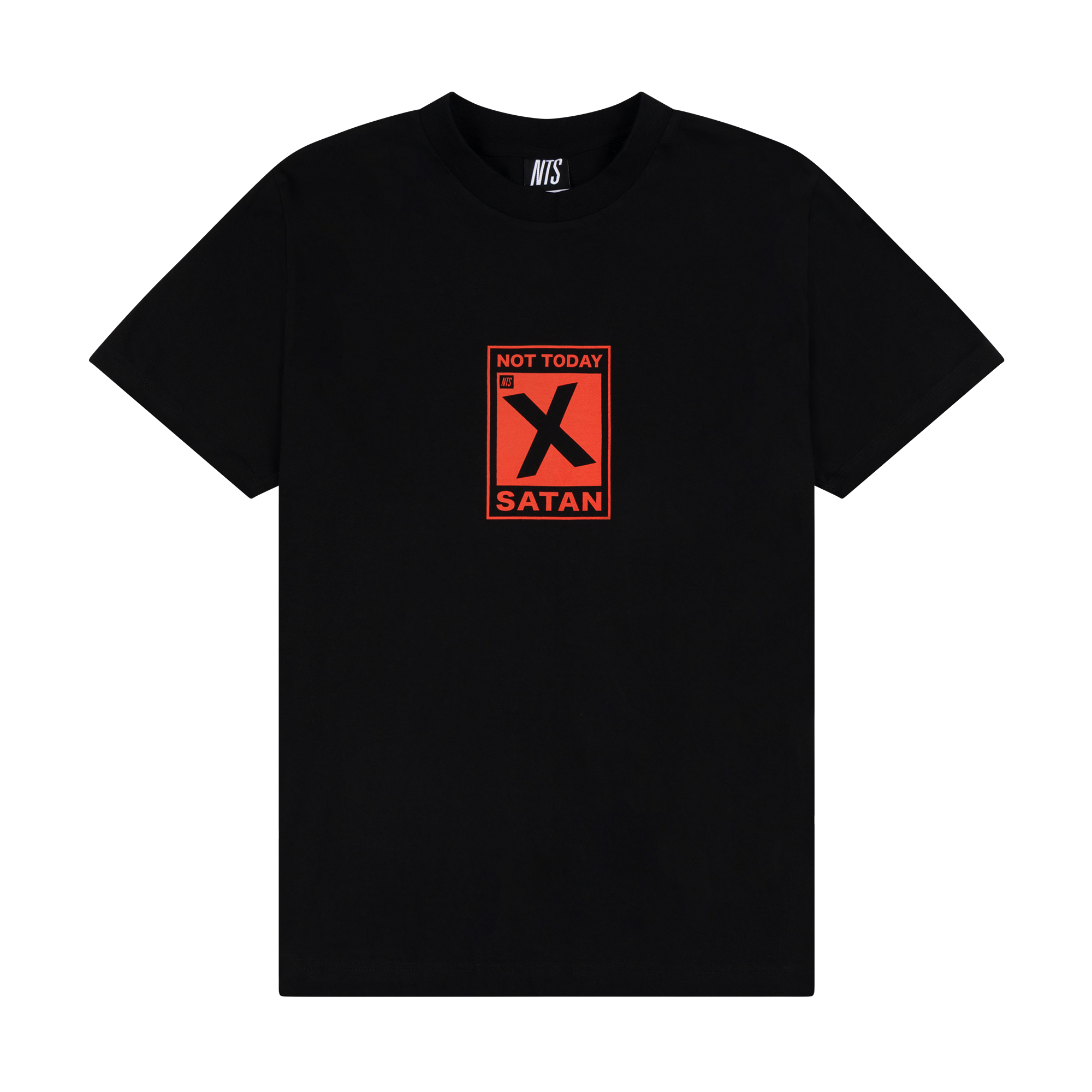 NTS RADIO - Not Today Satan Tee - Black