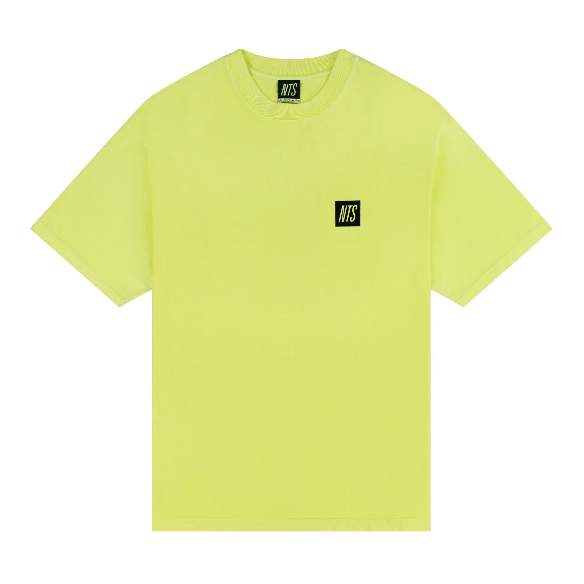 NTS RADIO - Hardcore Happiness Tee - Fluorescent Yellow