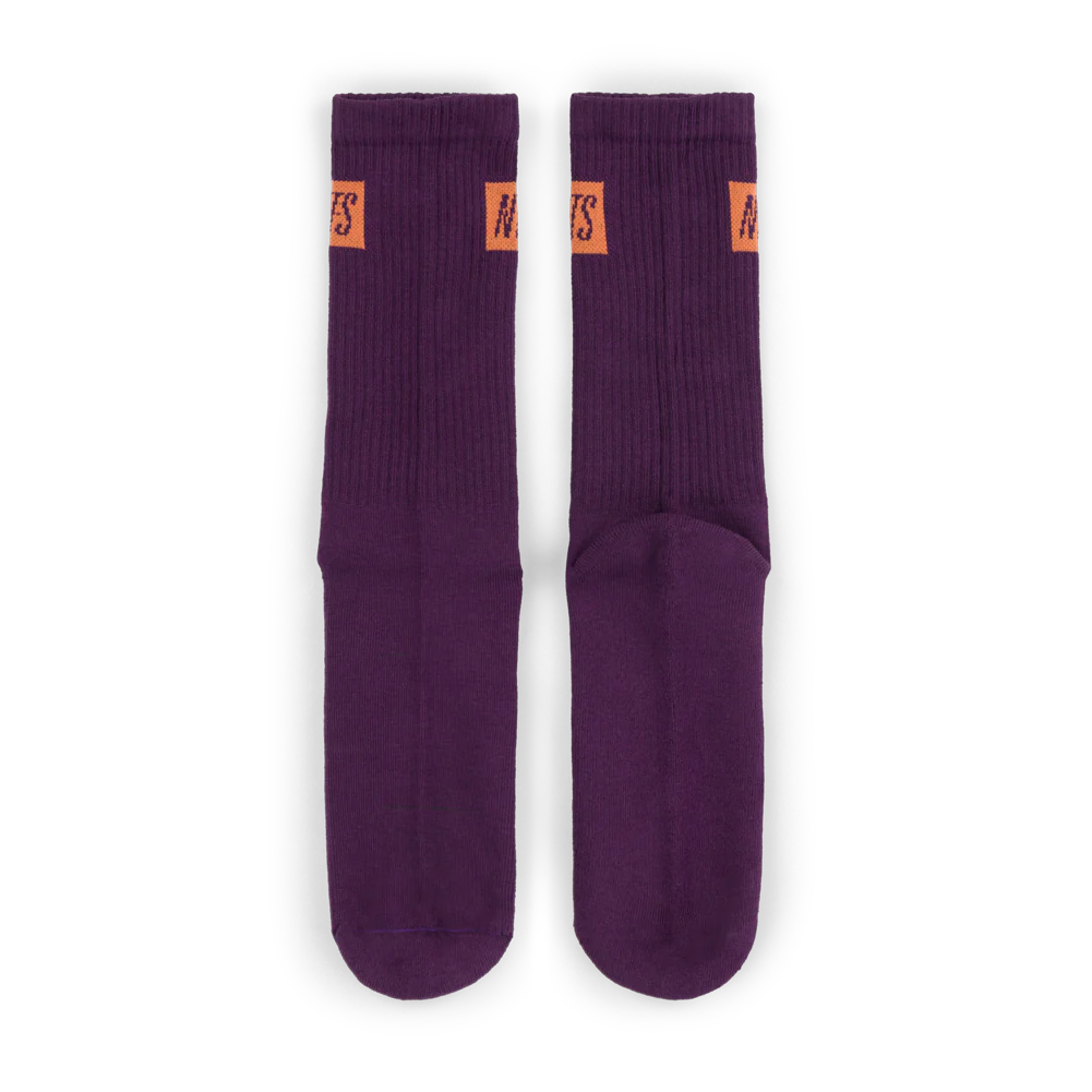 NTS RADIO - Icon Socks - Burgundy