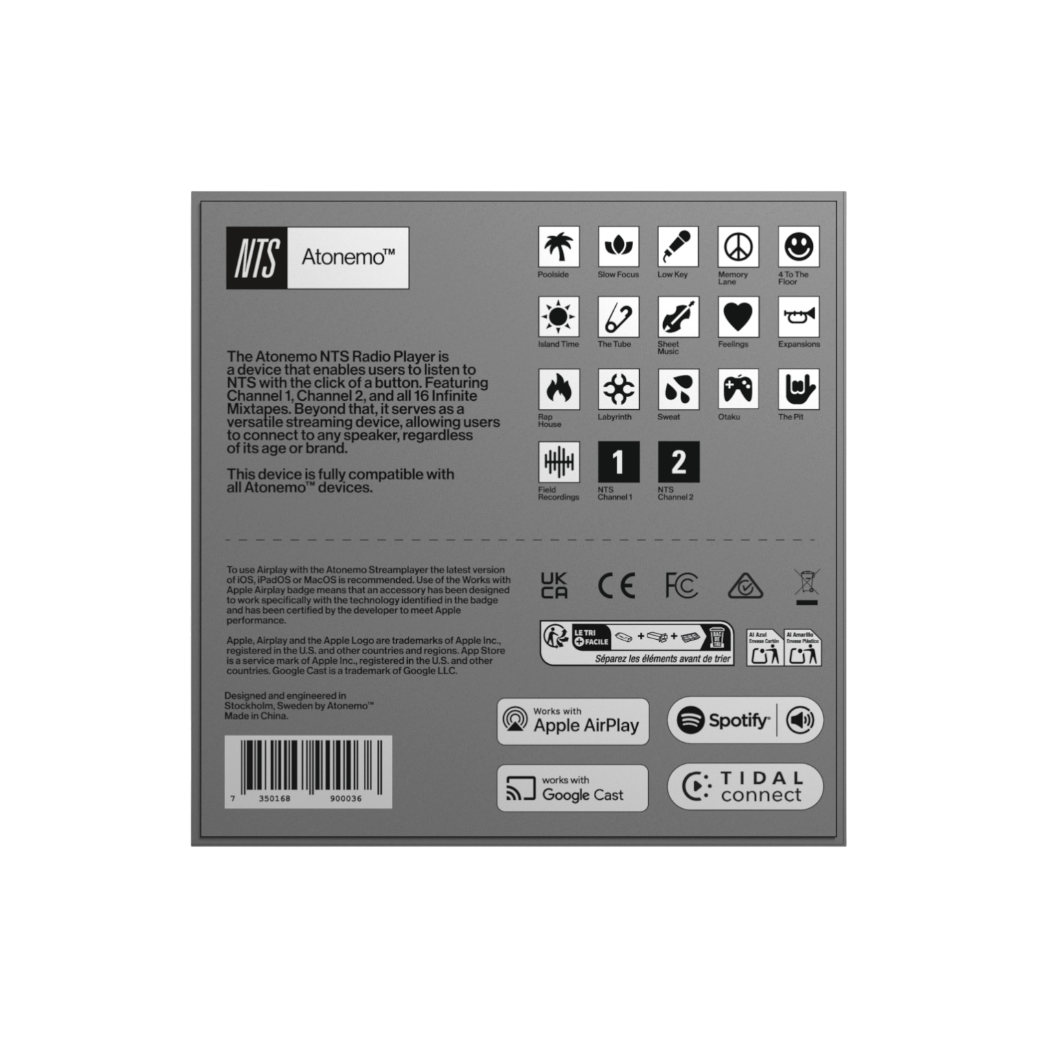NTS RADIO - Atonemo NTS Radio Player