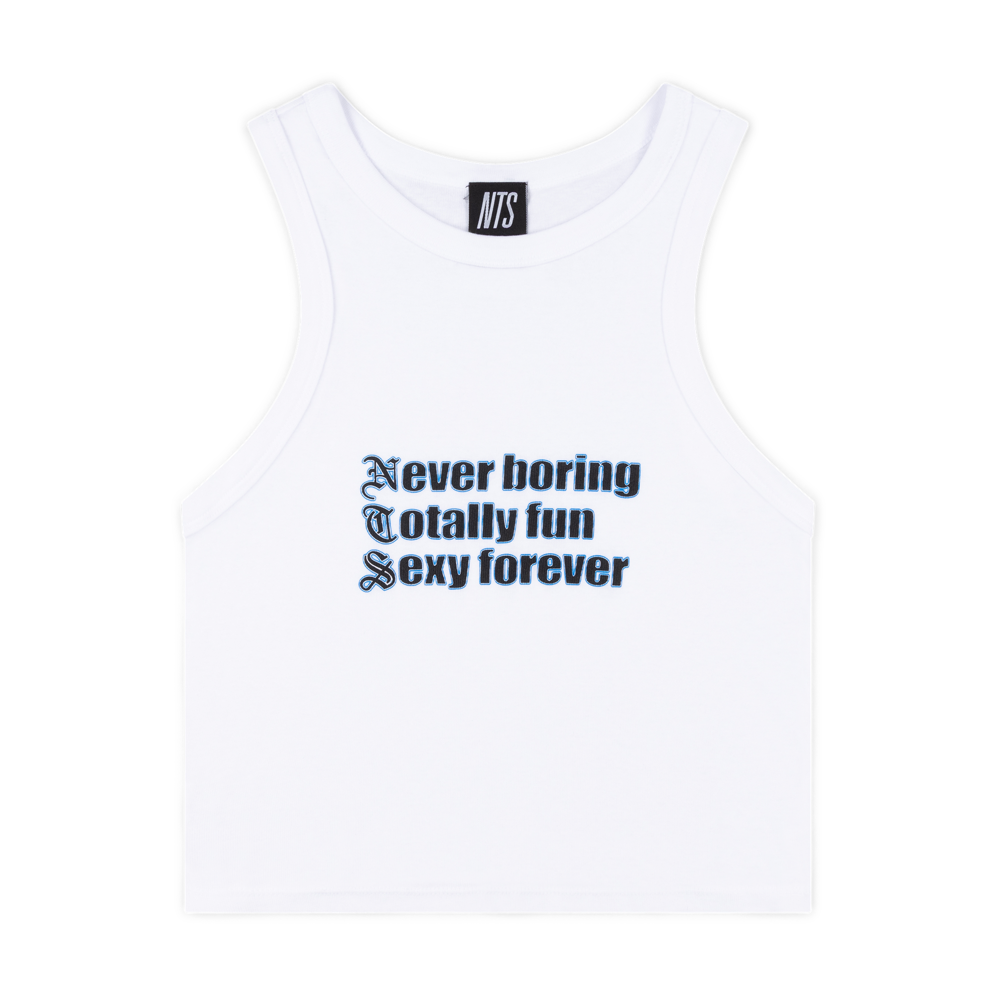 NTS RADIO - Sexy Forever Tank Top - White
