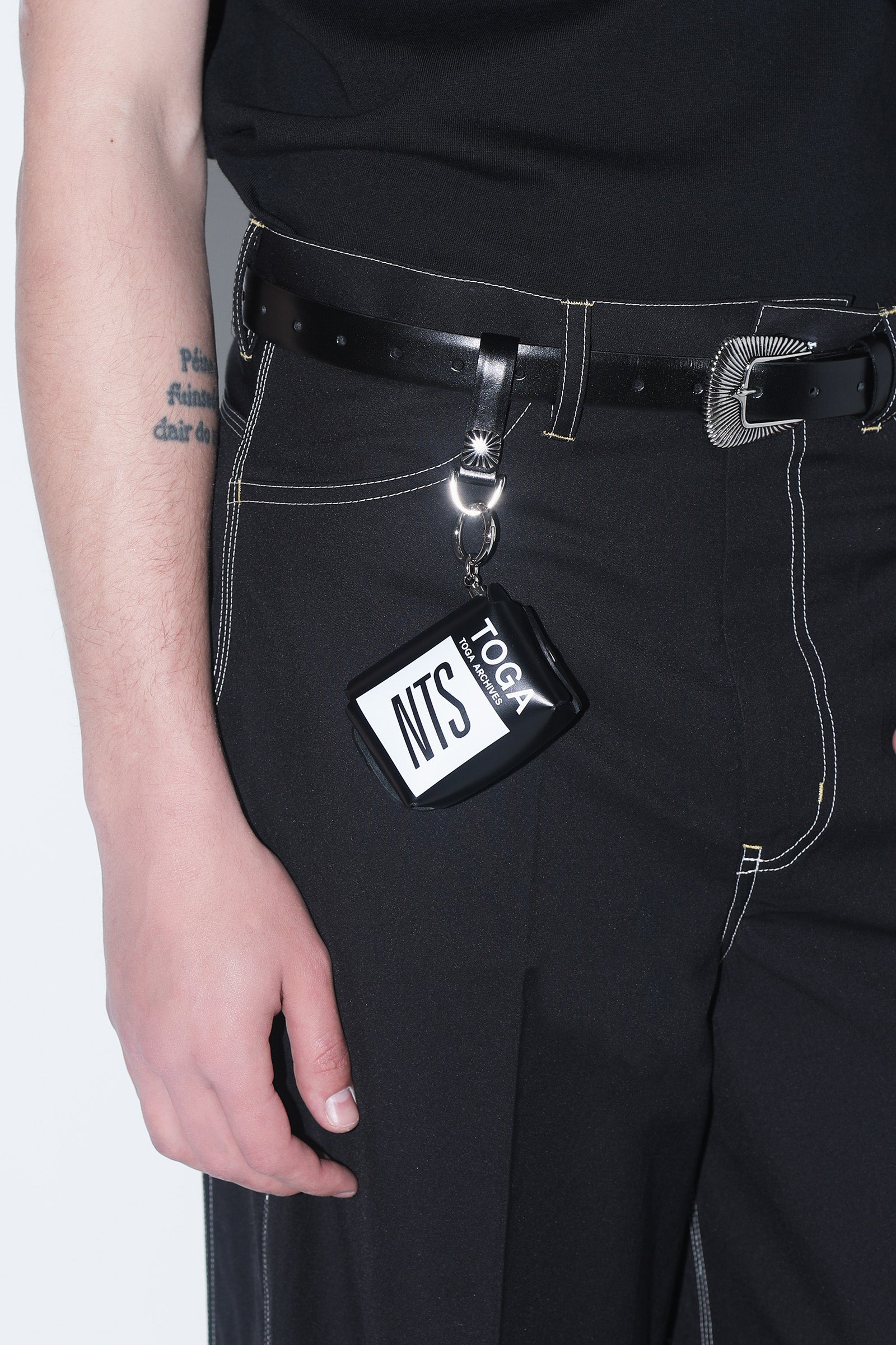 NTS RADIO - NTS x TOGA Leather Earphone Case - Black