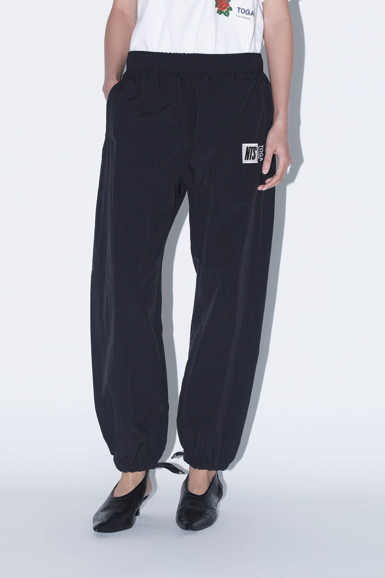 NTS x TOGA Nylon Trousers - Black - NTS