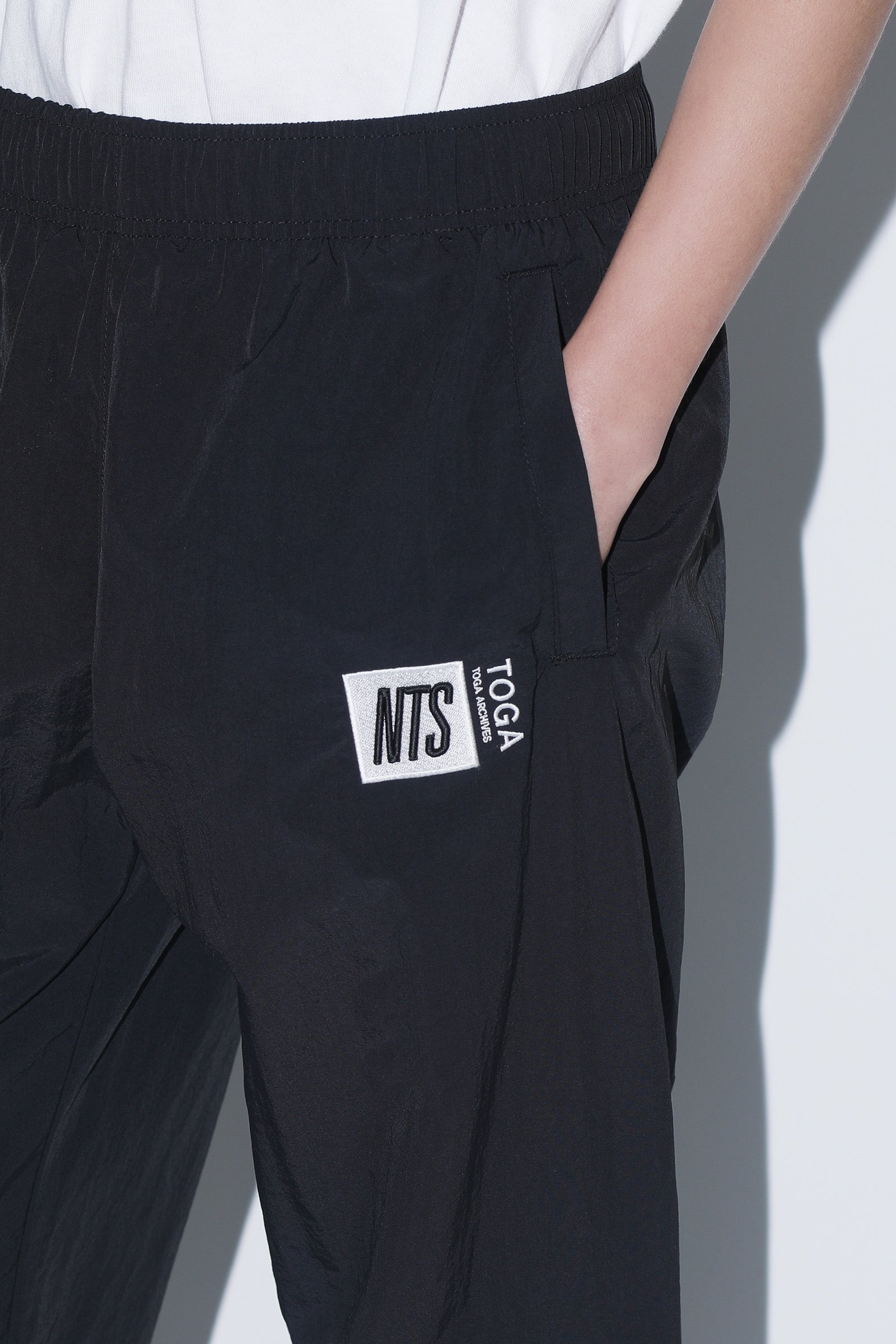 NTS x TOGA Nylon Trousers - Black - NTS