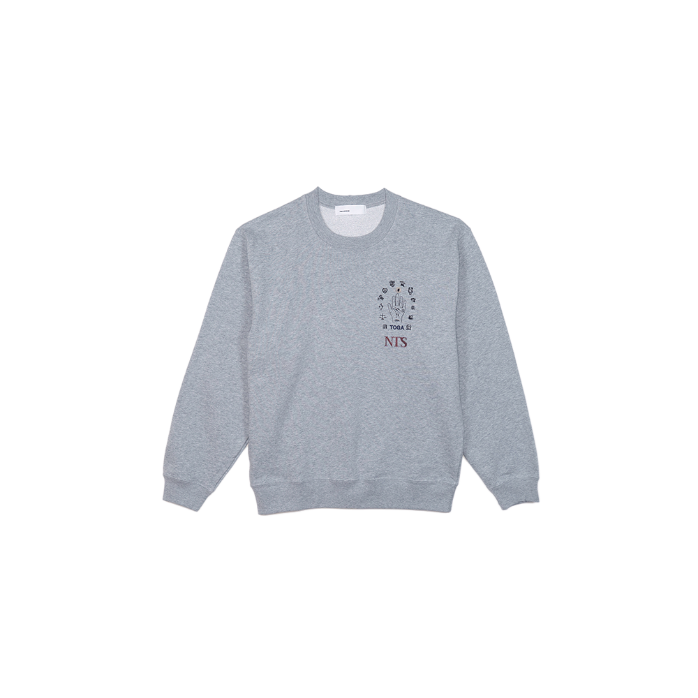 NTS RADIO - NTS x TOGA Studs Sweatshirt - Grey