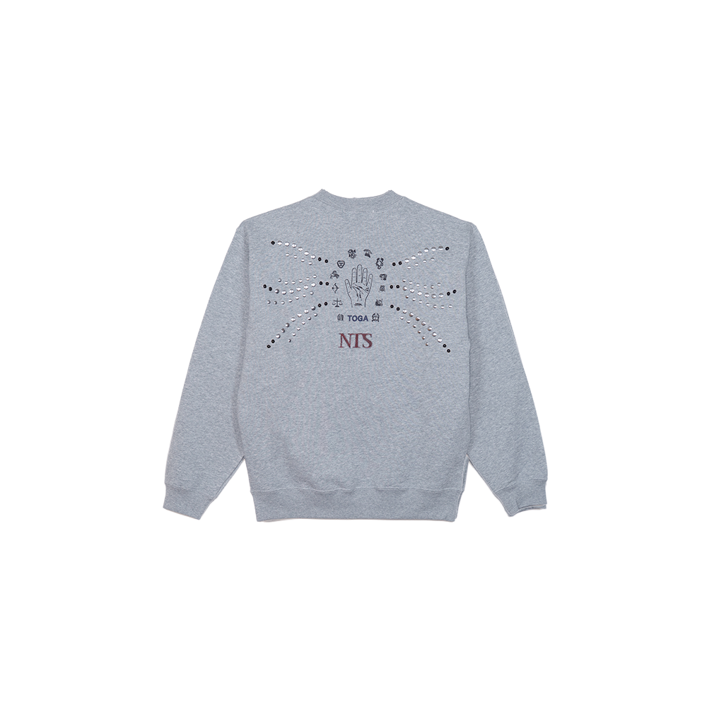 NTS RADIO - NTS x TOGA Studs Sweatshirt - Grey