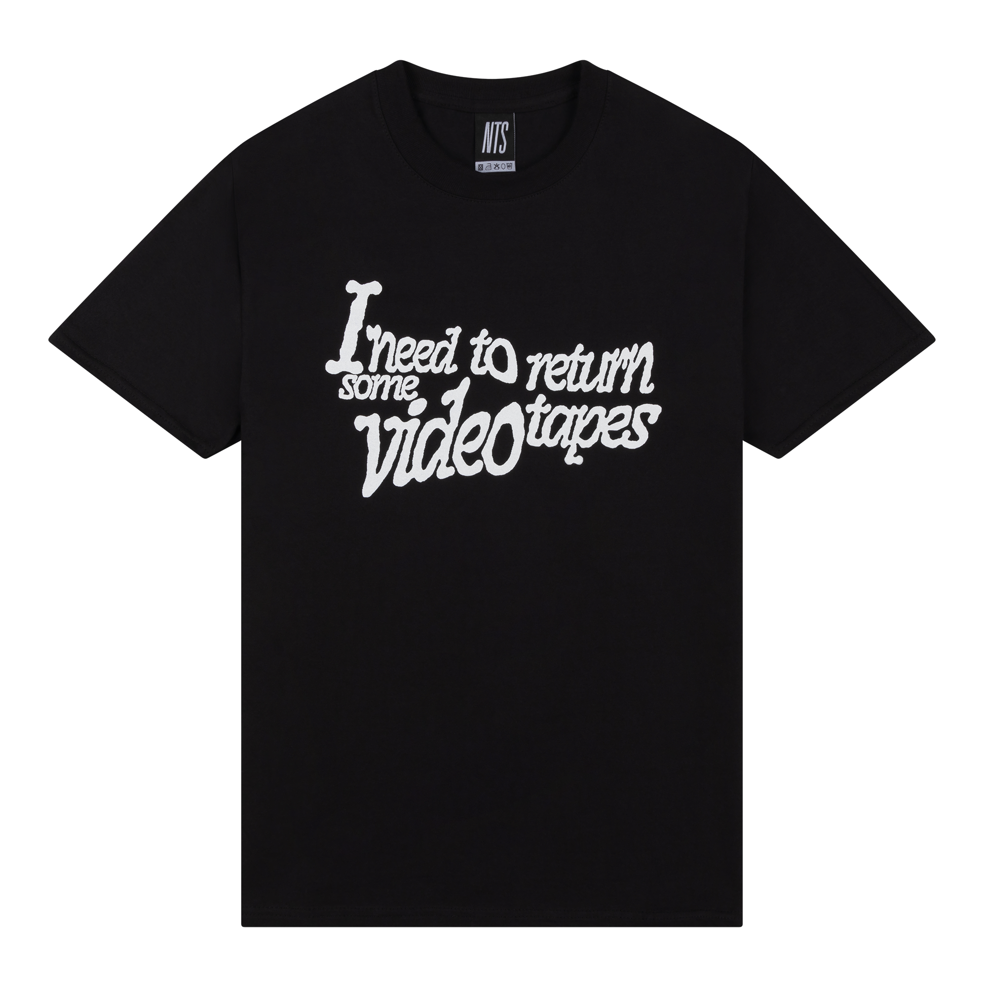 NTS RADIO - Video Tapes Black T-Shirt