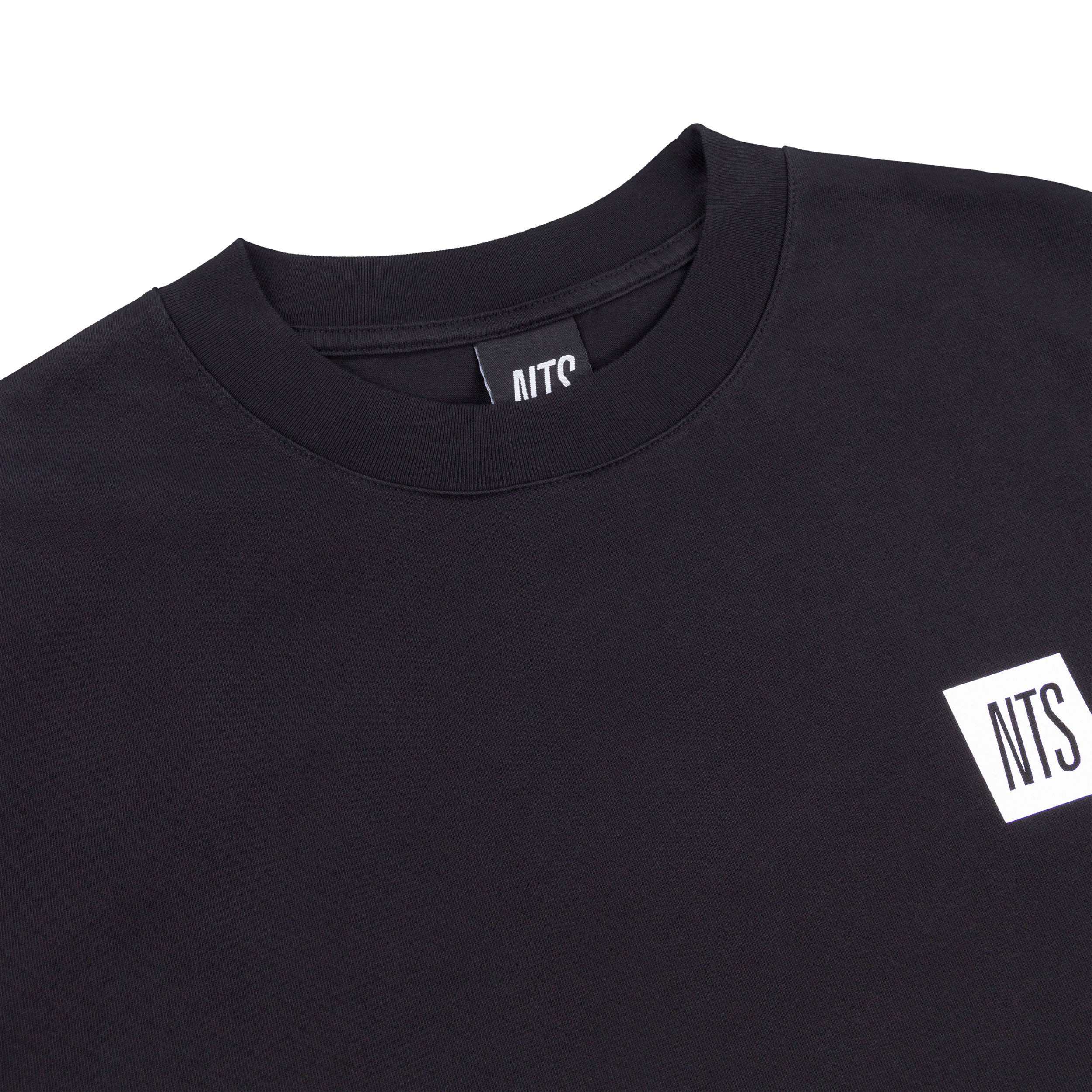 NTS RADIO - Icon Tee - White on Black