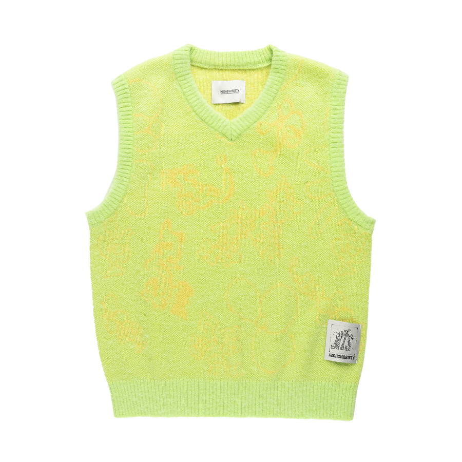 NTS RADIO - Highsnobiety x NTS Knit Vest - Green