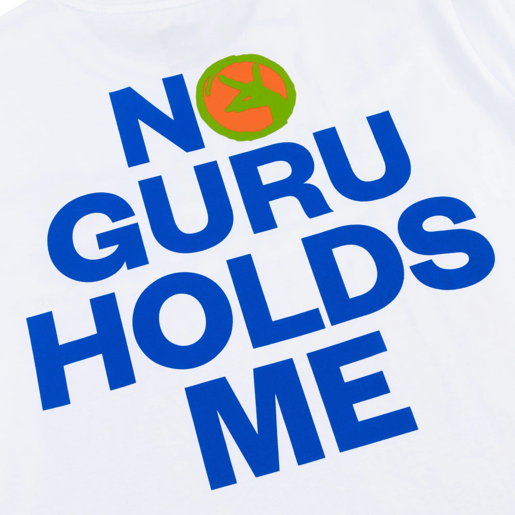 NTS RADIO - CRAMMED DISCS X NTS NO GURU HOLDS ME T-SHIRT -  WHITE