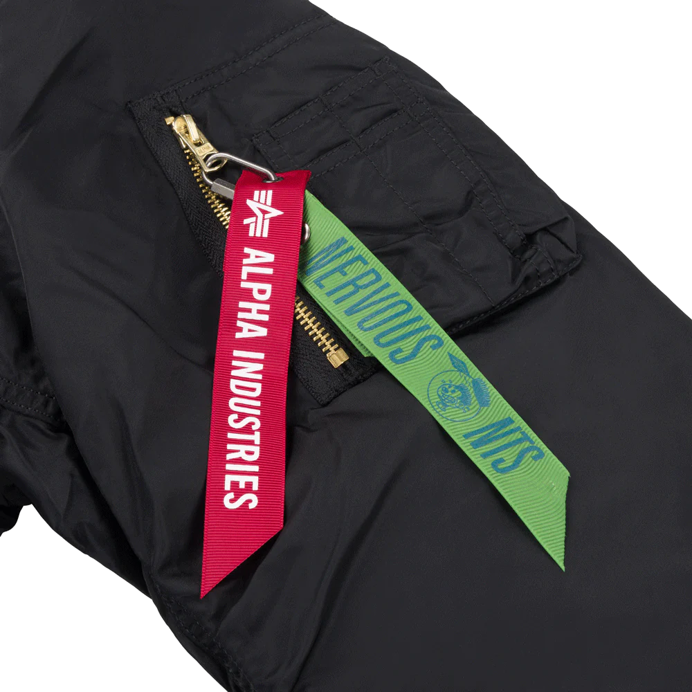 NTS RADIO - Nervous X NTS MA-1 Bomber Jacket - Black