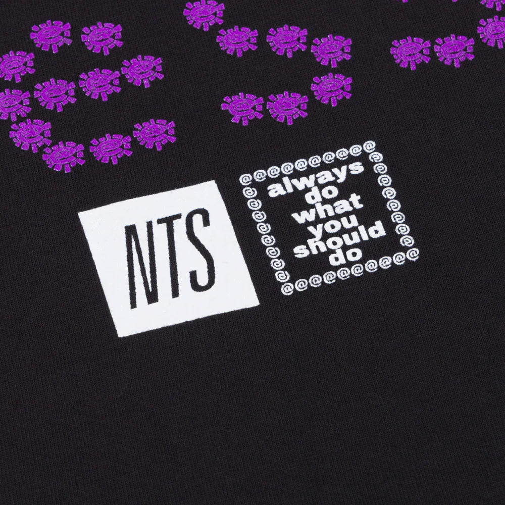 NTS RADIO - Always Do What You Should Do x NTS Tee - Black