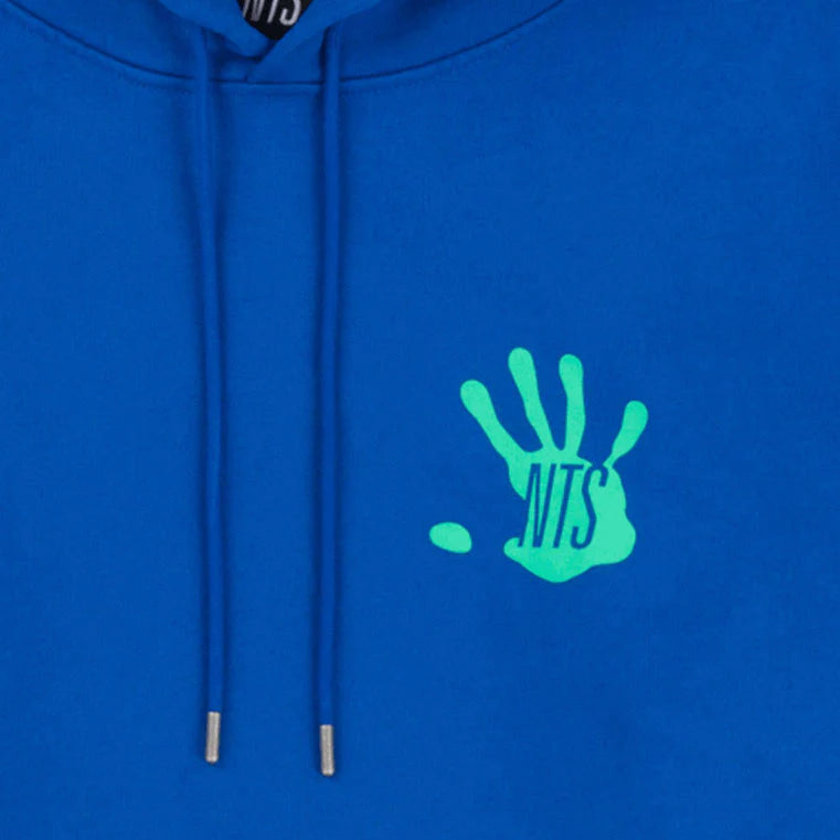 NTS RADIO - Easier Hand Hoodie - Royal Blue