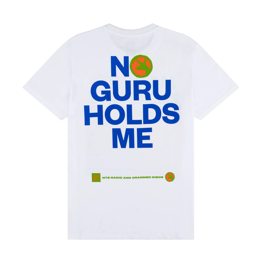 CRAMMED DISCS X NTS NO GURU HOLDS ME T-SHIRT