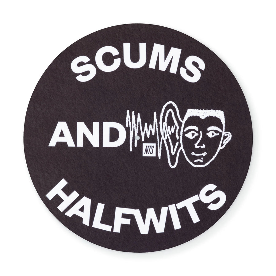 NTS RADIO - CRAMMED DISCS X NTS SCUMS AND HALFWITS SLIPMAT - BLACK